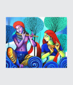 Radha Krishna - Modern Art