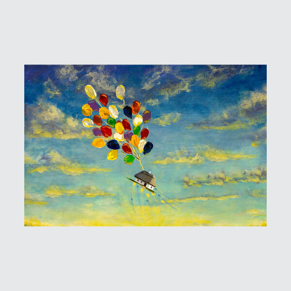 Floating Dreams Balloon Canvas