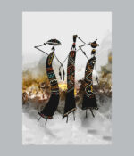 Grace of the Savannah - Tribal Silhouette