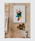 Chromatic Motion Ballerina Canvas - Image 2