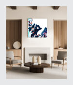 Oceanic Surge Abstract Canvas - Image 2