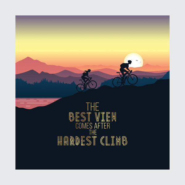 The Hardest Climb Motivational Cycling