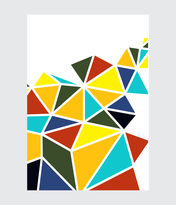 d_78_a Prism Harmony Geometric Canvas Art - Image 1
