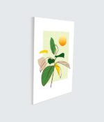 Golden Solstice Botanical Canvas - Image 2