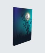 Midnight Silhouette Forest Canvas - Image 2