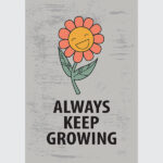 Bloom & Grow Motivational Canvas
