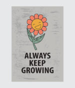 Bloom & Grow Motivational Canvas