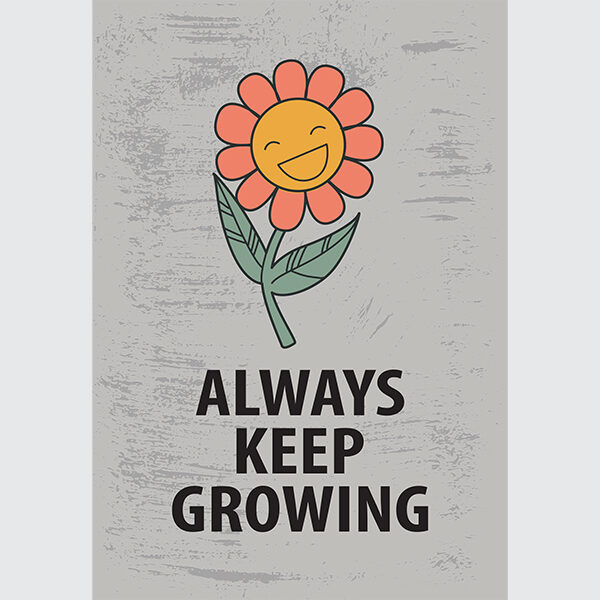 Bloom & Grow Motivational Canvas