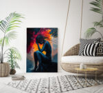 Internal Ember: Moody Abstract Figure - Image 3