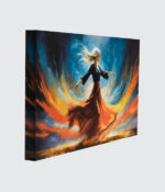 Celestial Dance: Whirling Spirit Canvas Art - Image 2