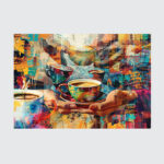 Colorful Coffee Moments