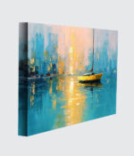 Golden Wake: Reflections in Turquoise - Image 2