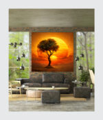 The Sentinel's Sunset Solitude - Image 3