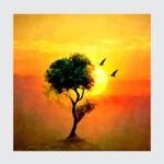 The Golden Hour's Solitude