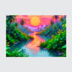 The Neon Jungle's Dream River