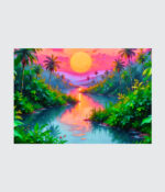The Neon Jungle's Dream River
