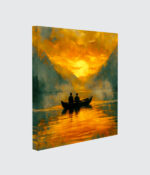 Silent Voyage at Sunset - Image 2