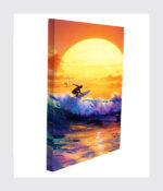 Golden Wave at Sunset - Image 2