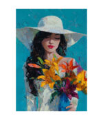 Lilies in Silence: The Teal Bloom