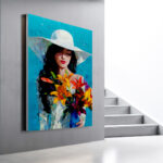 Lilies in Silence: The Teal Bloom - Image 3