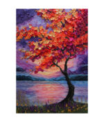 Crimson Bloom at Twilight