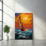 Sailing the Amber Sunset - Image 3