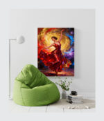 Cosmic Rhythm in Crimson - Image 3