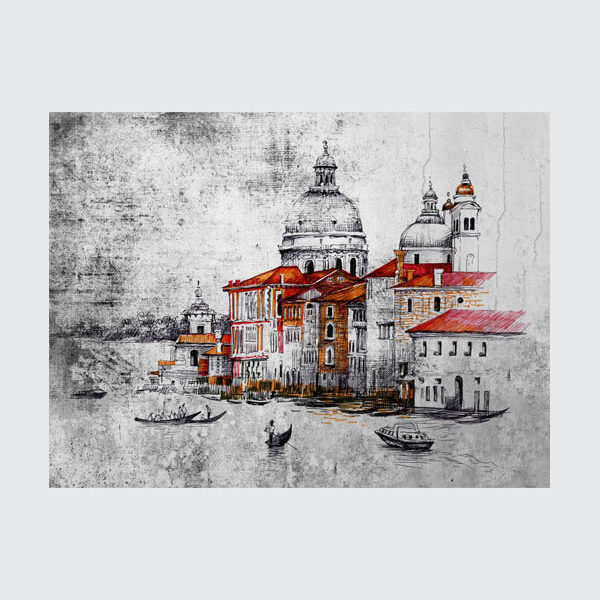Golden Reflections of Venice