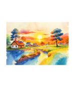 Sunset River Harmony