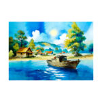 Blue Serenity by the Shore