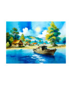 Blue Serenity by the Shore