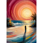 Sunset Reverie by the Shore