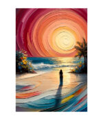 Sunset Reverie by the Shore