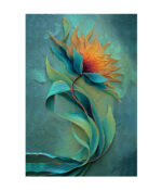 Radiant Teal Lotus