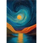 Moonlit Spiral Serenity