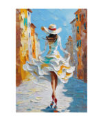 Sunlit Stroll in White