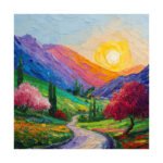Pathway to a Painted Dawn