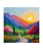 Pathway to a Painted Dawn