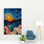 Peonies Under a Starry Dusk - Image 3
