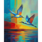 Dawn Flight: Harmony in Colour