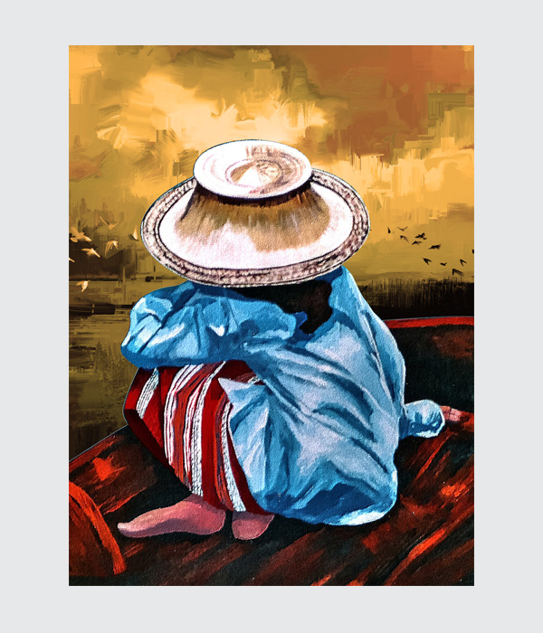 Girls-with-Sea_40x60-inch_1 The Silent Voyage - Image 1