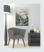 Serenity by the Blossoming Stream - Image 3