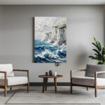 Majestic Fury - White Cliffs and Ocean Waves - Image 3