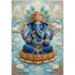 Divine Blue Ganesha