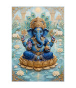 Divine Blue Ganesha