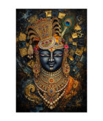 Shree Nath Ji Black Face 3D Canvas