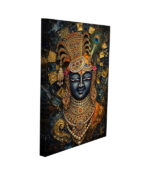 Shree Nath Ji Black Face 3D Canvas - Image 2