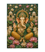 The Azure Ganesha Relief Mural