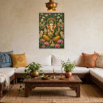 The Azure Ganesha Relief Mural - Image 3