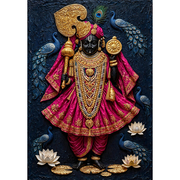 Divine Shrinathji Canvas